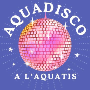 carte de vœux carrée nouvel an disco mignon