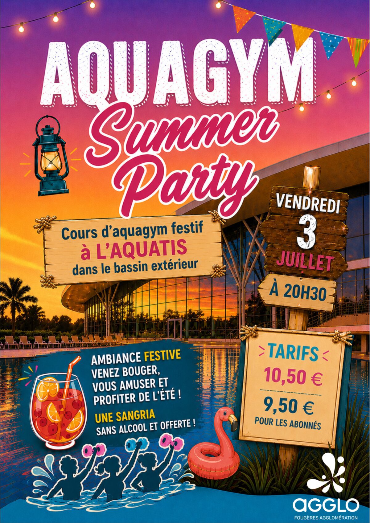 aquagym 3 juillet